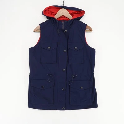 Chaleco Lauren Ralph Lauren Mujer Mediano Reversible Con Capucha Bolsillos Utilitarios Foto 1 de 4