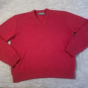 Robert Bruce maroon v neck pullover sweater adult L made in USA - Picture 1 of 6