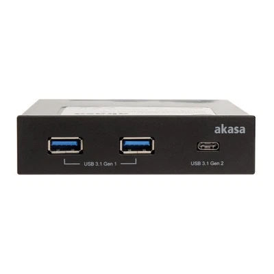 Painel Akasa USB 3.1 Gen2 Type-C 3,5 polegadas - Preto AK-ICR-32 4710614538658 - Imagem 1 de 4