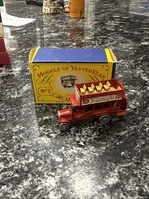 Matchbox Models of Yesteryear 2 B Type Bus Uncommon Very Cool! - Image 1 of 3
