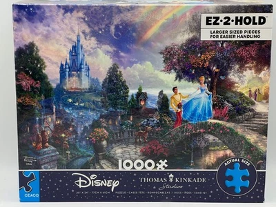 Rompecabezas Ceaco Disney Thomas Kinkade Cenicienta 1000 piezas, 30" X 24", Nuevo, Caja Abierta Foto 1 de 4