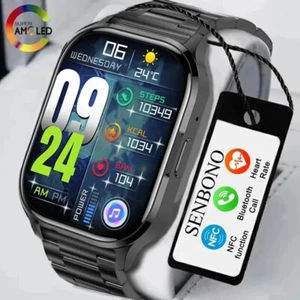 New Smart Watch Men Smart Watch Women Bluetooth Fitness Waterproof 2024 - Picture 1 of 24