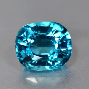 1,81Ct Ovalschliff _ auffälliger unbeheizter Afghanistan Indicolith blauer Turmalin - Bild 1 von 2