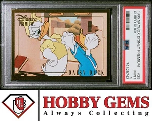 CURED DUCK Daisy & Donald Duck PSA 9 1995 Skybox Disney Premium #25 - Picture 1 of 3