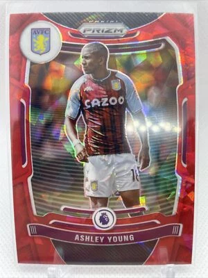 Ashley Young 2021-22 Premier League Panini Prizm Red Cracked Ice #126 - Image 1 of 2
