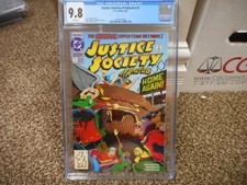 Justice Society of America 1 cgc 9.8 DC 1992 1st appearance of Jessie Quick WHIT
