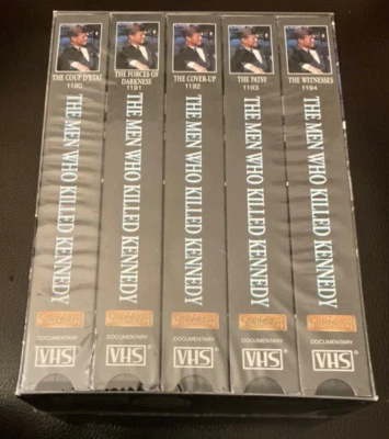 The Men Who Killed Kennedy SET - A&E Video - VHS Documentary NEW, SEALED - Image 1 of 4