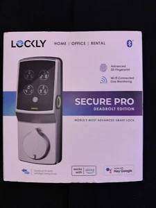 Lockly Secure Pro Deadbolt Edition Smart Lock (Model PGD728WSN) - Picture 1 of 6