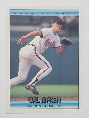 1992 Donruss #35 Cal Ripken ~ Baltimore Orioles - Image 1 of 2