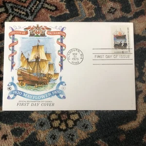 FDC Scott 1420 300th Anniv of the Mayflower Artcraft Nov 21 1970 - Picture 1 of 2