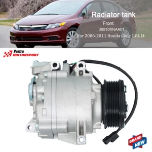 Compresor y embrague de aire acondicionado 38810RNAA01 apto para Honda Civic 2006-2011 1,8 L l l4 - Imagen 1 de 16