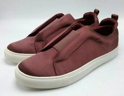 Steve Madden Patton Women's Low Top Burgundy Fashion Sneakers Satin - Image 1 of 4