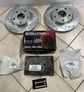 PowerStop Front Rotors JBR1303X W/Z23 Sport Pads For 10-12 HS250H 12-17 Prius V - Picture 1 of 6