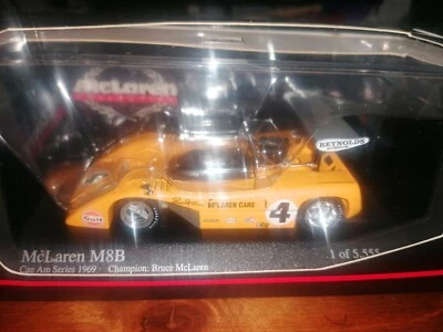 Minichamps 1/43 McLaren M8B #4 Can Am series 1969 Champion Bruce McLaren - Immagine 1 di 3