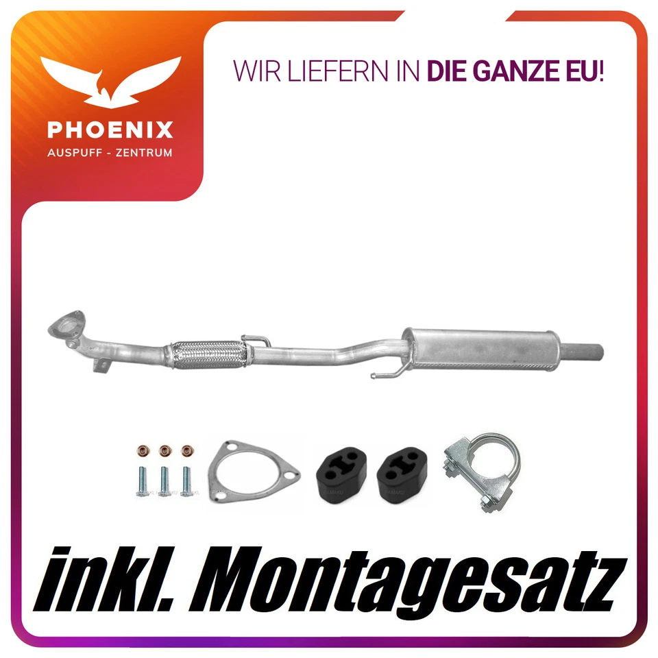 Silenciador de escape trasero VW Polo 1.2 (2005-2012) con marca de verificación E - Imagen 1 de 1