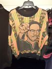 Vintage 80s Malcolm X "Pastel By Any Means Necessary Sweater  Used  Size M