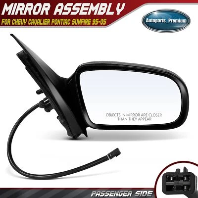 Passenger Side Power Mirror for Chevy Cavalier Pontiac Sunfire 1995-2005 Sedan - Image 1 of 4