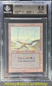 MTG Limited Edition Alpha 1993 Swamp (A) BGS 8.5 NM/MT+ Old School 93/94 - Picture 1 of 6