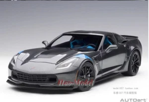 AUTOart 1/18 Chevrolet Corvette GRAND SPORT Resin Diecast Model Car Gifts Blue - Picture 1 of 27