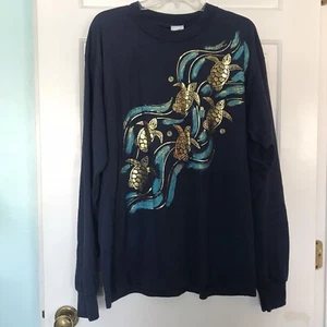 Camiseta Nurit Garrett Unisex Talla XL Manga Larga con Gráficos de Tortuga - Imagen 1 de 13