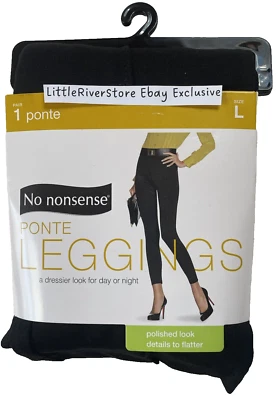 Без излишеств черный понте польский вид леггинсы пинтак черный размер L большой 12-14 новый с Ярлыками - Изображение 1 из 4