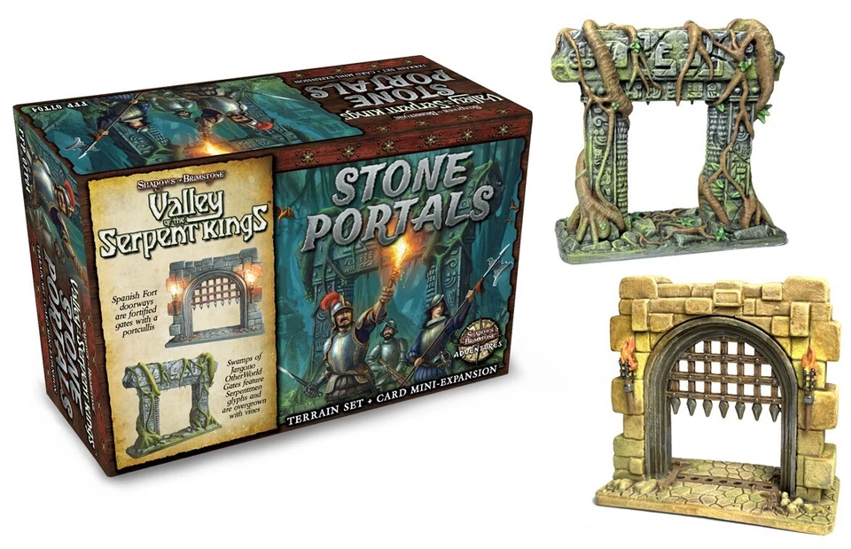 Shadows of Brimstone Valley of the Serpent Kings Expansion Stone Portals Terrain - Image 1 of 3