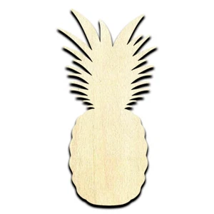 Pineapple Laser Cut Out Unfinished Wood Shape Craft - Picture 1 of 6