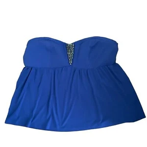 Nuevo con etiquetas Vestido de Traje de Baño Torrid de Una Pieza Púrpura Bandeau Joyas Para Mujer Talla Grande 5 XL - Imagen 1 de 7