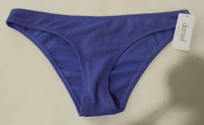 Damsel Women's Forget Me Not Pique Cheeky Swim Bikini SV3 Blue Large NWT - Image 1 of 4