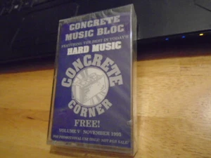 SEALED RARE PROMO Concrete CASSETTE TAPE Anthrax MARILYN MANSON White Zombie GZR - Picture 1 of 2