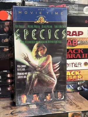 VHS Species MGM Movie Time Horror Release Brand New Factory Sealed  - Image 1 of 4