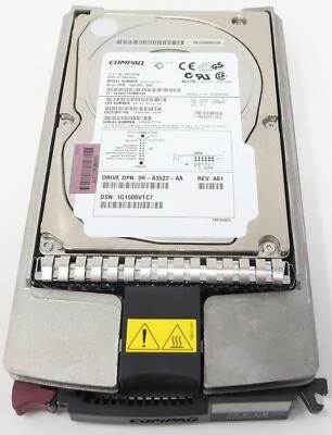 233349-001 HP 72GB U320 10K 3.5" SCSI Hard Drive - Image 1 of 2