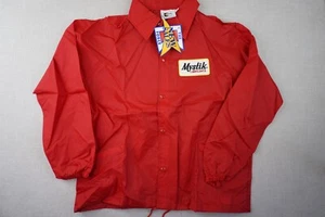 Giacca Lubrificante Vintage Mystik Uomo Media Rossa Giacca Manica Lunga - Foto 1 di 8
