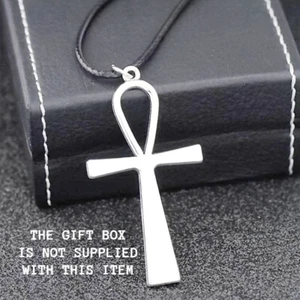 GROSSES METALLKREUZ HALSKETTE - 55 mm x 30 mm - CHRISTLICH RELIGIÖS ANDERE AUFGELISTET T42 - Bild 1 von 1