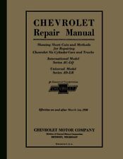 1929 - 1930 Chevrolet Car / Truck Shop Manual