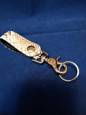 Python Snakeskin Belt Loop Key Holders/ Key Fob Tool Keeper - Image 1 of 4