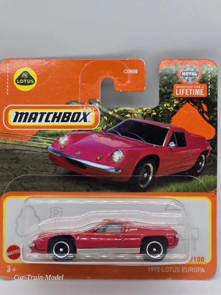 1972 Lotus Europa - 93/100 Mattel Matchbox 1:64 1/64 - Immagine 1 di 1