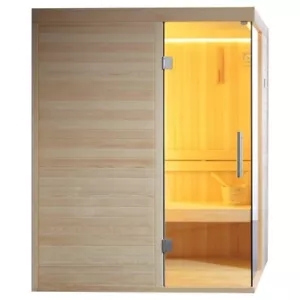 Sauna Saunakabine 180x120 cm aus Pinienholz 6kW Vega Saunaofen - Bild 1 von 10