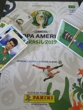 COMPLETE Collection Panini 2019 BRAZIL Copa America 400 Stickers + HARD album 