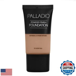 Palladio Powder Finish Liquid Foundation, Natural Matte Appearance, Reduces F - Picture 1 of 5