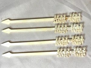 SUPER RARE 4 VINTAGE MAI KAI SWIZZLE STICKS STIRRERS FT LAUDERDALE FL- FREE SHIP - Picture 1 of 2