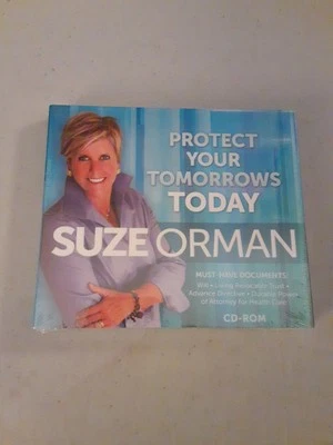 SUZE ORMAN Protect Your Tomorrows Today - Must-Have Documents (CD-ROM, 2018) New - Image 1 of 2