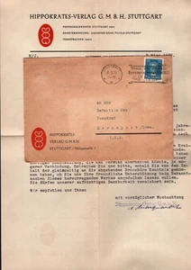 OPC 1929 Deutschland Stuttgart Werbung mit Brief 51244 - Bild 1 von 1