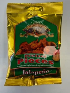 Pretzel Pieces Jalapeno Flavour Pack Of 12 X 50g Packets USA Style - Picture 1 of 4