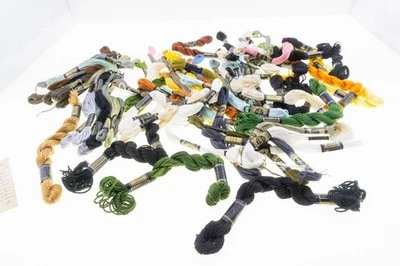 72 Pc Lot DMC Coats & Clark Floss Multiple Colors NEW Embroidery SEE PICS!! - Image 1 of 4