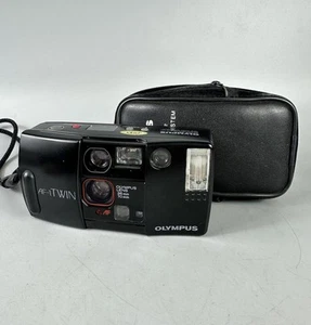 Olympus AF-1 Twin (Infinity) 35mm Point & Shoot Film Camera, Black - Tested - Picture 1 of 12