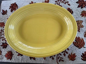 Fiesta Fiestaware 11 5/8" Piatto da portata medio ovale giallo girasole - Foto 1 di 11