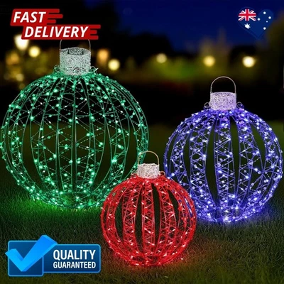 Jingle Jollys 3PCS Christmas Light Balls 320 LED Fairy String Decorations AU - image 1 of 4