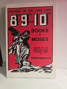 8th 9th 10th Books Moses Occult Power Magic Magick Powwow Witchcraft Witch - Picture 1 of 10