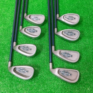 Juego de plancha Callaway BIG BERTHA X-12 8 piezas 5-Pw,Aw,Sw SUPER JV200 carbono flexible regular - Imagen 1 de 8